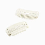 Clip peineta de metal grande 3,2 mm Blanco