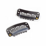 Clip peineta de metal grande 3,2 mm Marrón