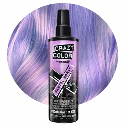 Tinte Semipermanente de Fantasía Crazy Color Pastel Spray Lavender