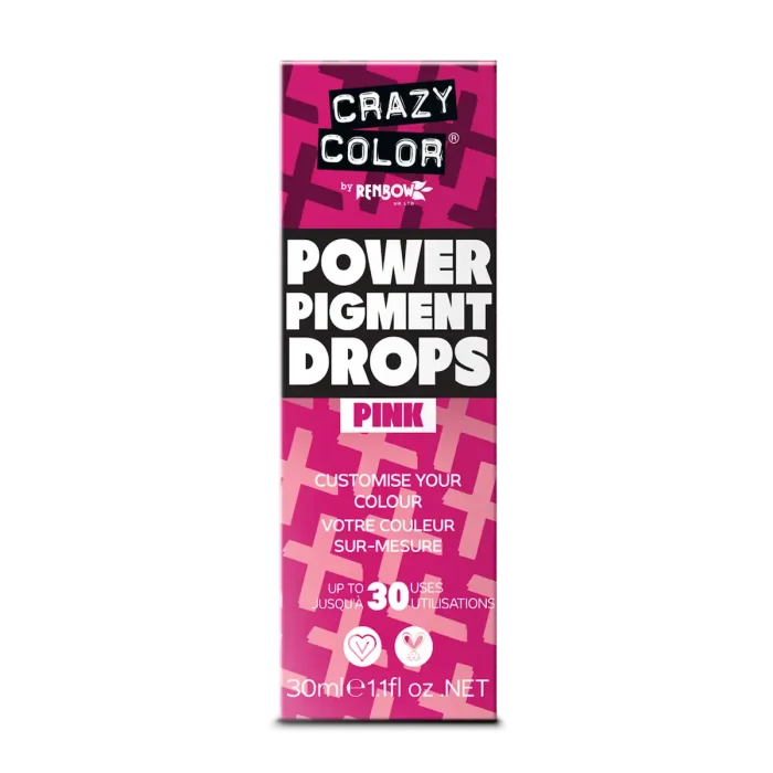 Crazy Color Pigmento Puro Fantasía - POWER PIGMENT DROPS PINK