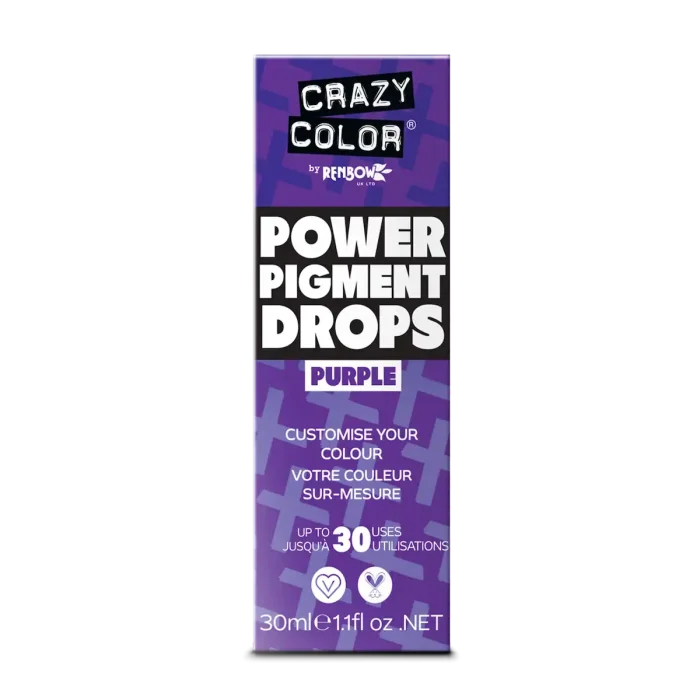 Crazy Color Pigmento Puro Fantasía - POWER PIGMENT DROPS PURPLE