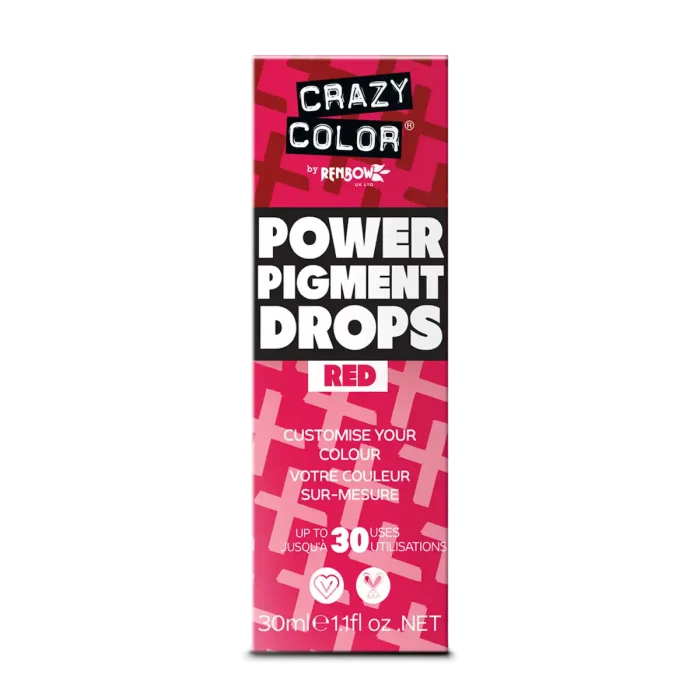 Crazy Color Pigmento Puro Fantasía - POWER PIGMENT DROPS RED
