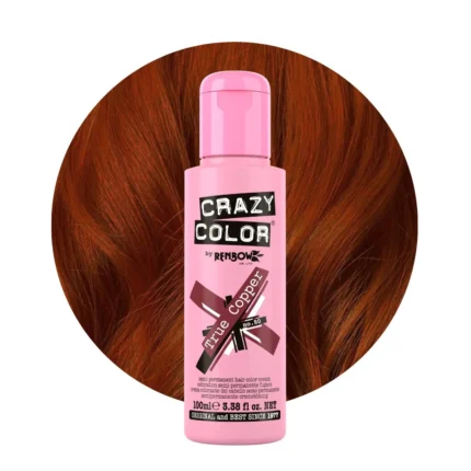 Tinte Semipermanente de Fantasía Crazy Color True Copper nº 80