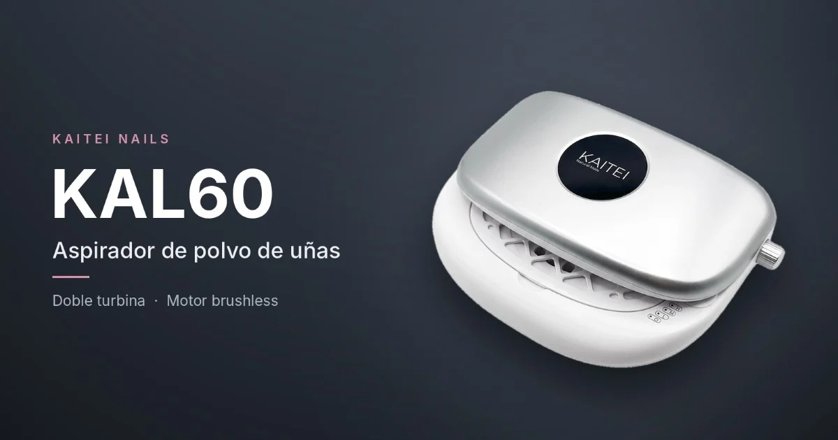 Aspirador de polvo de uñas: por qué usarlo y cómo es el Kaitei KAL60