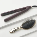 HH Simonsen Edición Limitada Plancha de Pelo True Divinity MK2 Huckleberry + Cepillo Wonder Brush Gold